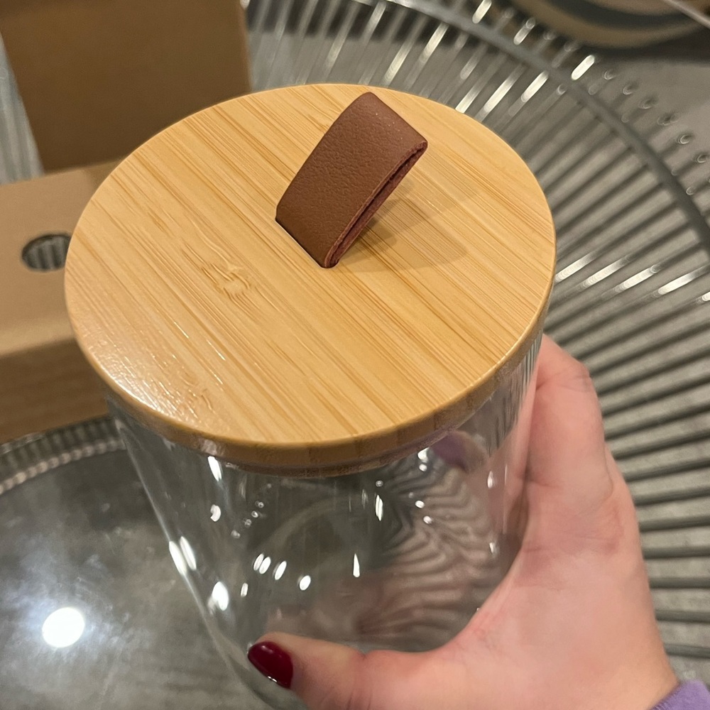 nespresso glass canister Can capsule dispenser Brand New Box! Coffee accessory - Picture 7 of 9